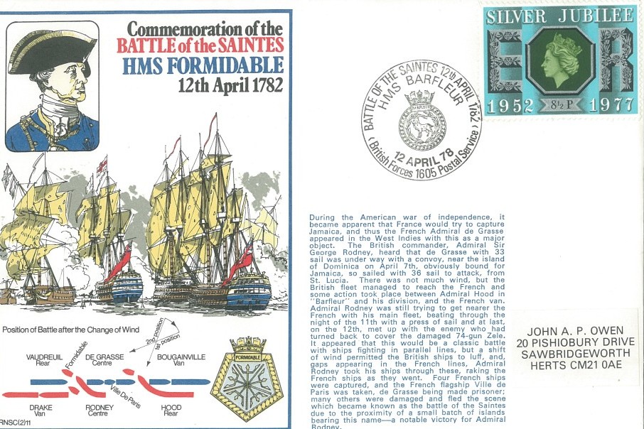Battle of the Saintes 1782 cover