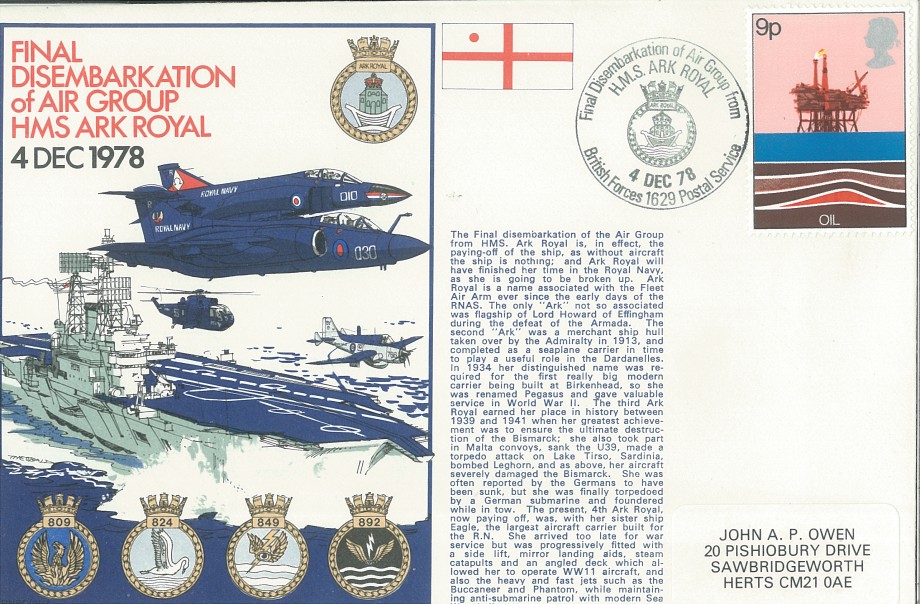 HMS Ark Royal cover