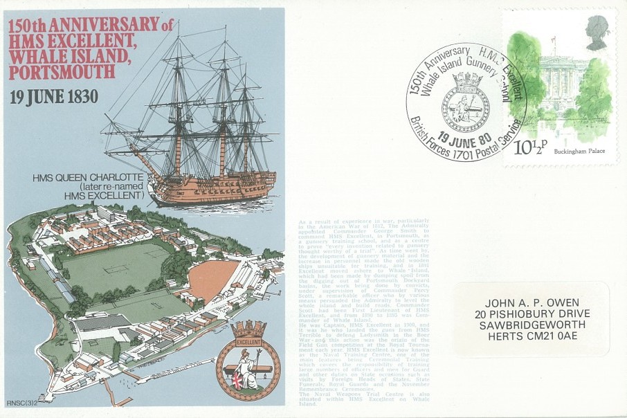 HMS Excellent Whale Island Portsmouth cover