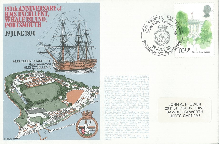 HMS Excellent Whale Island Portsmouth cover