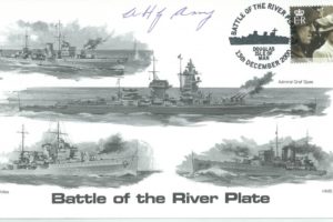 Naval cover Battle of The River Plate Sgd A Amy