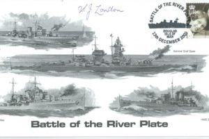 Naval cover Battle of The River Plate Sgd S London