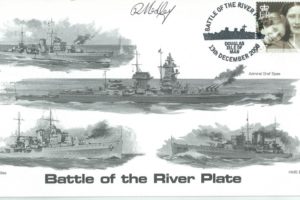 Naval cover Battle of The River Plate Sgd R Medley