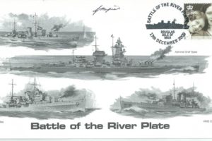 Naval cover Battle of The River Plate Sgd J Napier