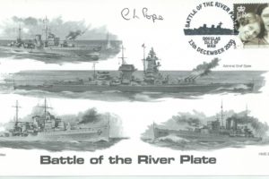 Naval cover Battle of The River Plate Sgd C Pope