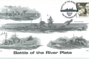 Naval cover Battle of The River Plate Sgd F G Teddy