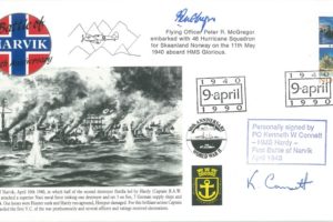 Naval cover Battle of Narvik Sgd K W Connett and P R McGregor of 46 Sq