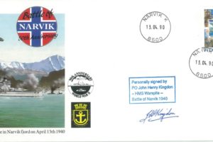 Naval cover Battle of Narvik Sgd J H Kingdom