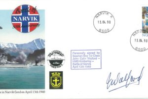 Naval cover Battle of Narvik Sgd J C Walford