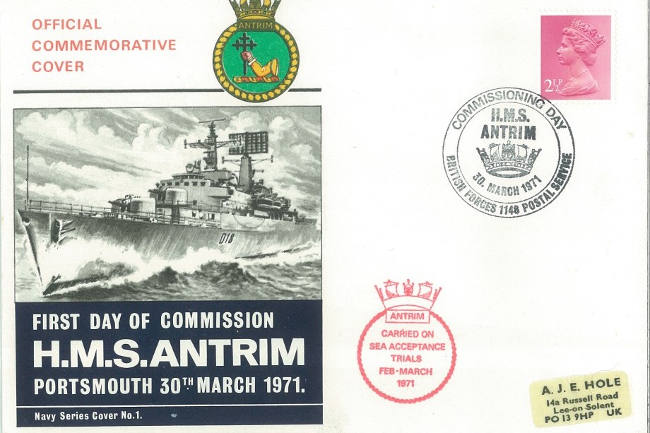 HMS Antrim cover