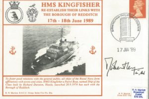 HMS Kingfisher cover Unknown signature