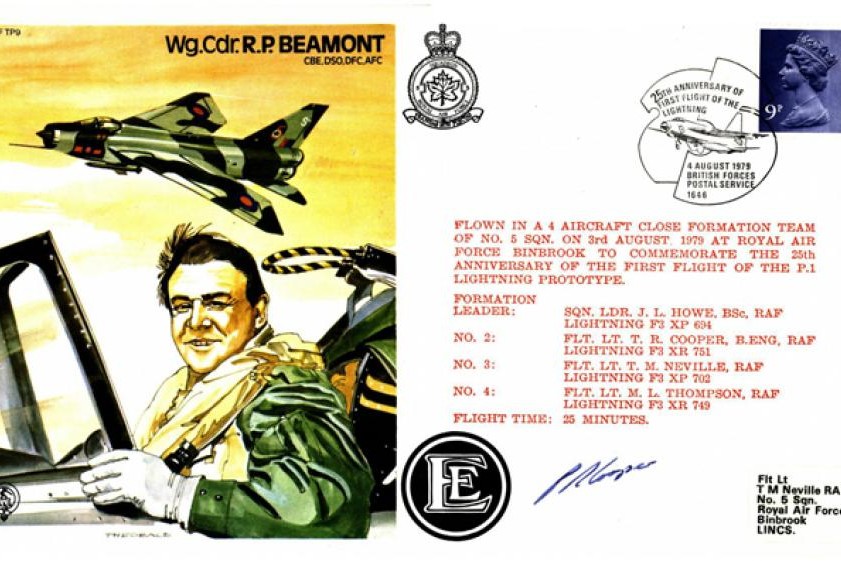 R P Beamont the Test Pilot cover Sgd T R Cooper