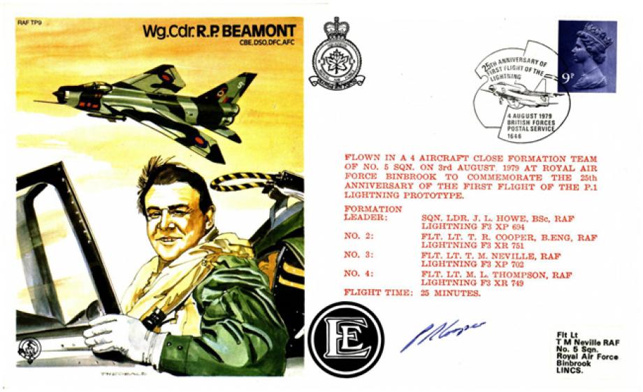 R P Beamont the Test Pilot cover Sgd T R Cooper