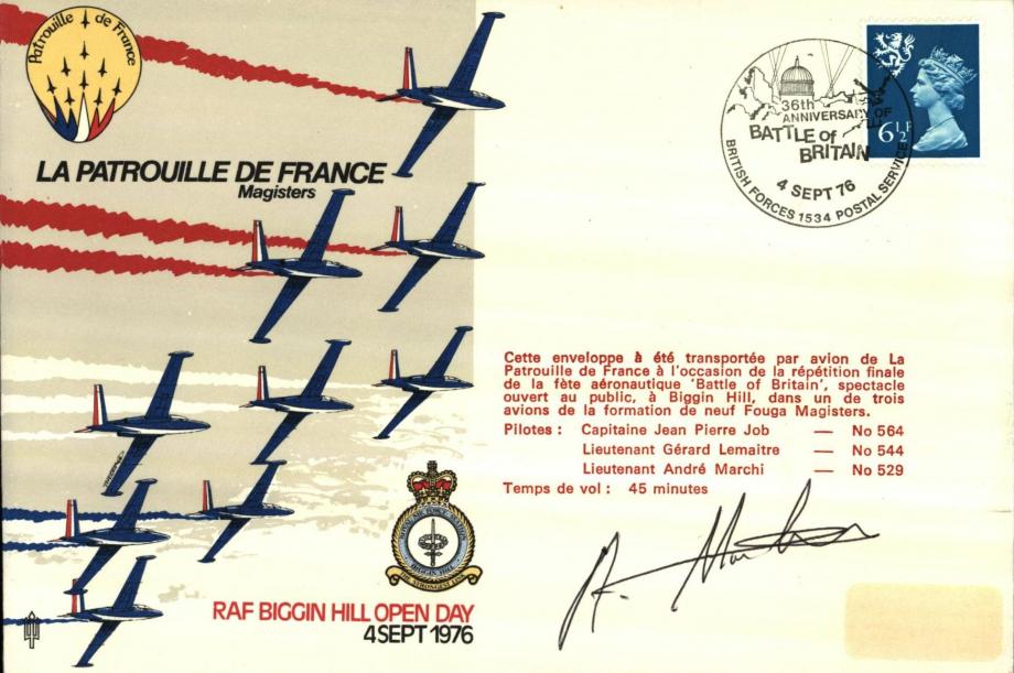 Patrouille de France Magisters cover Sgd pilot