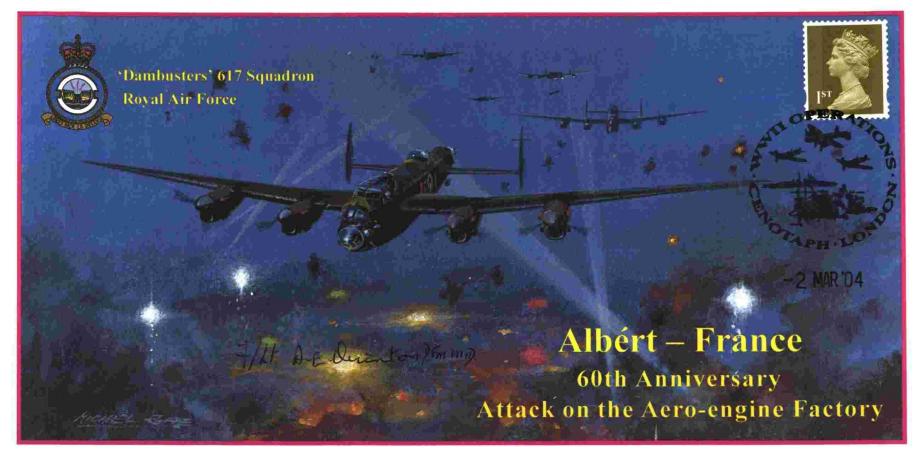 Dambusters 617 Squadron Cover Signed Alec Bates Tirpitz