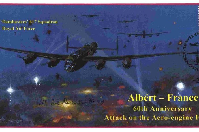 Dambusters 617 Squadron Cover Signed Alan Quinton