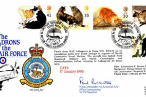230 Squadron FDC Signed by WC P H Rosentall the OC of 230 Squadron
