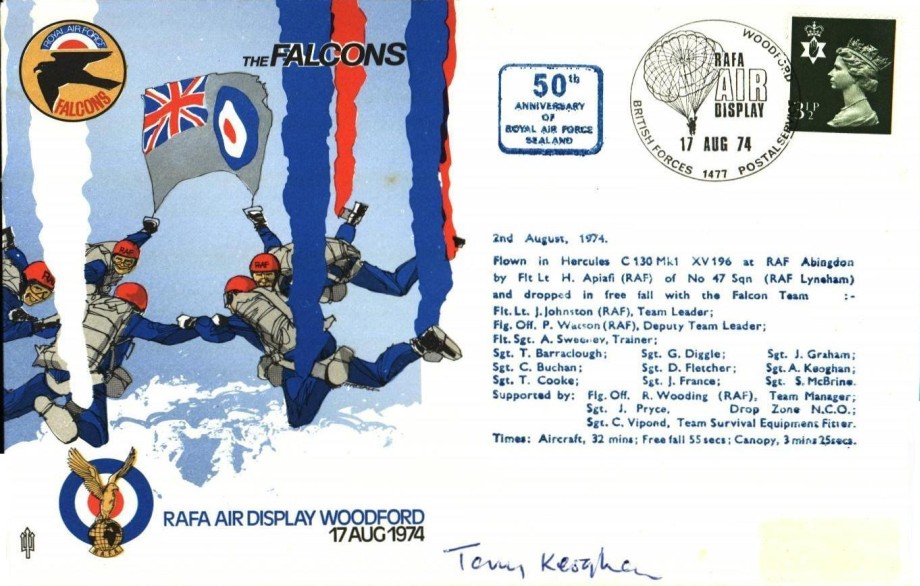 Air Display The Falcons Cover Signed A Keoghan