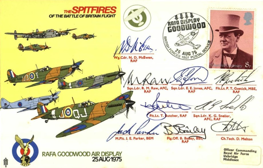 Spitfires of the Battle of Britain Flight Sgd team