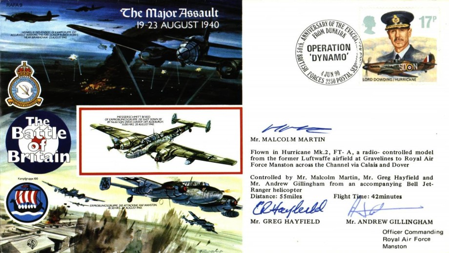 The Major Assault 19-23 August 1940 cover Sgd by 3