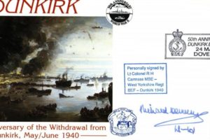 Dunkirk cover Sgd Lt Col R H Camrass