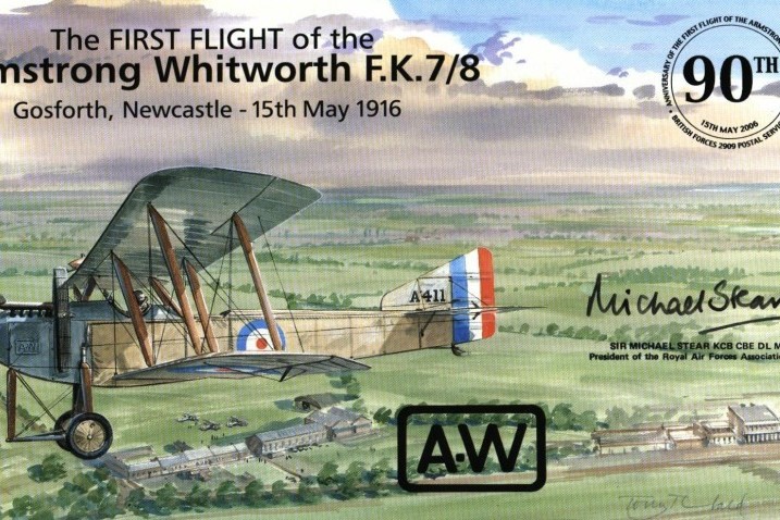 Armstrong Whitworth cover Sgd Sir Michael Steer