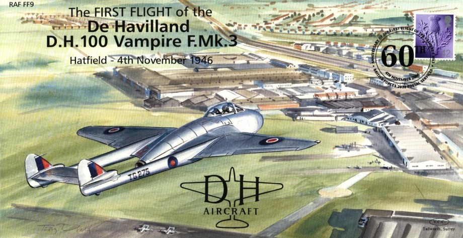 De Havilland D.H. Vampire F Mk 3 cover