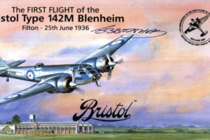 Bristol Blenheim cover Sgd Lord of Abbots-Hay