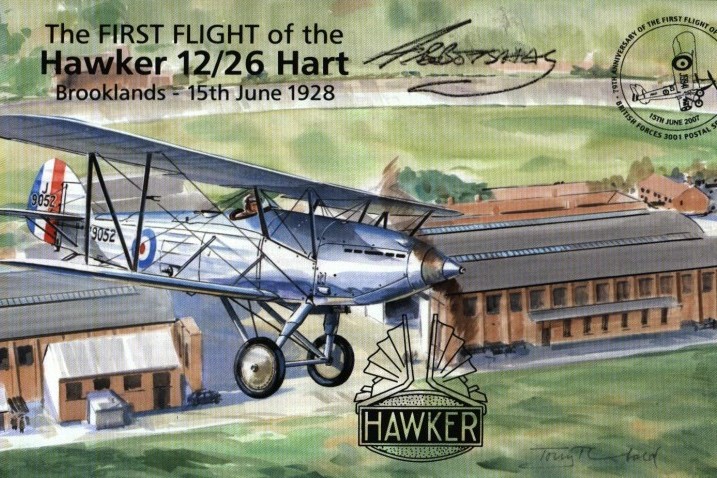 Hawker 12/26 Hart cover Sgd Lord of Abbots-Hay
