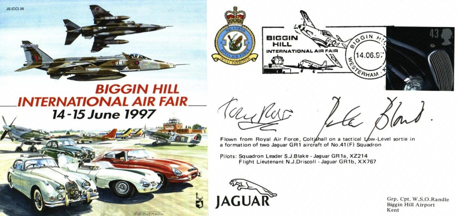 Biggin Hill Air Fair 1997 cover Sgd Rolt  and Blond