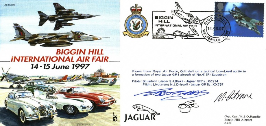 Biggin Hill Air Fair 1997 cover Crew signed