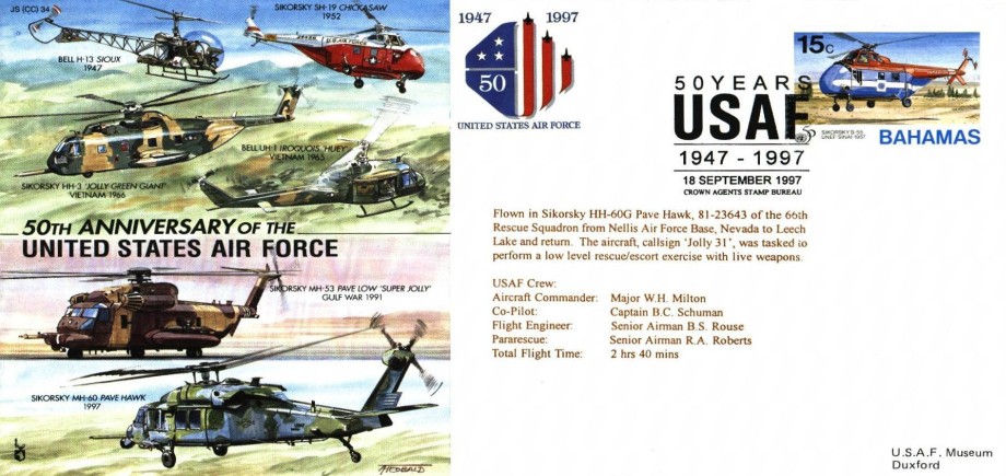 50th Anniversary of the USAF cover
