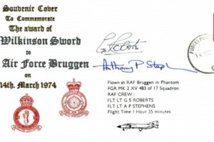 Award of the Wilkinson Sword to RAF Bruggen Sgd G S Roberts and A P Stephens