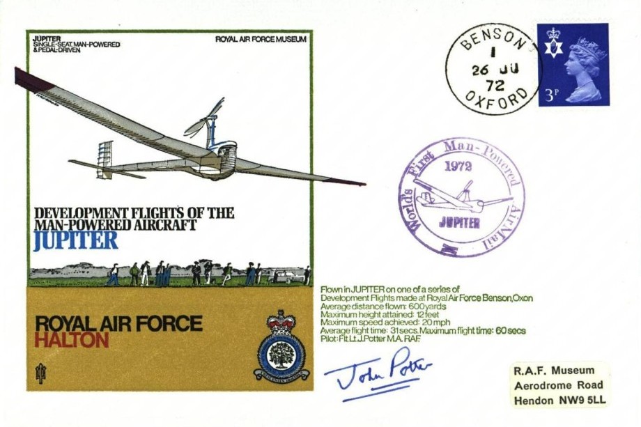 RAF Halton cover Sgd John Potter