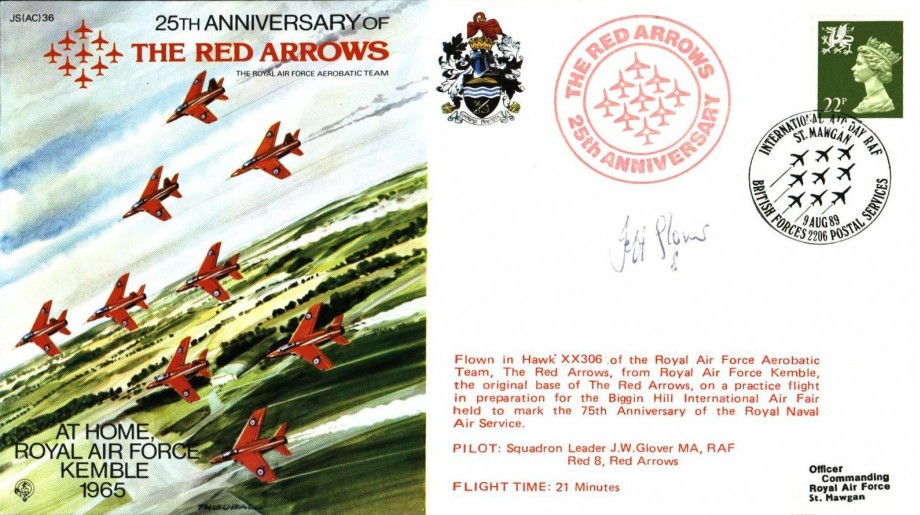 Red Arrows cover Sgd by L J W Glover