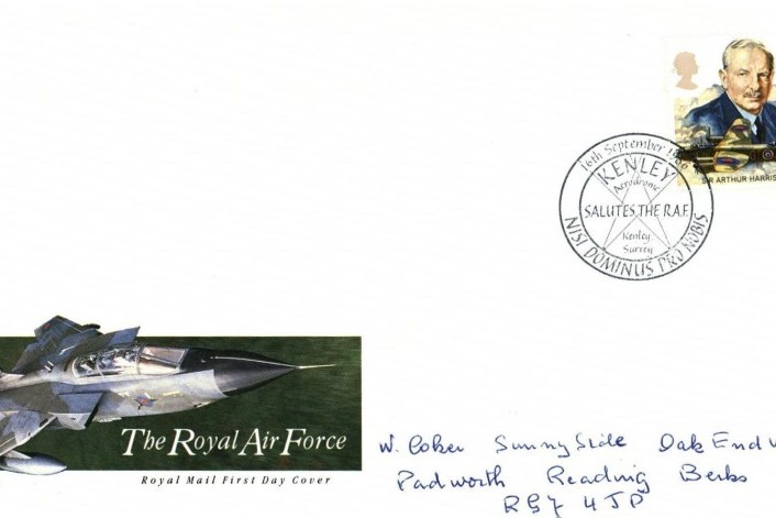 The RAF - 16th September 1986 FDC Kenley postmark