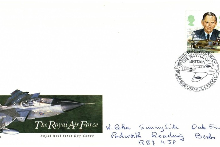 The RAF - 16th September 1986 FDC Uxbridge postmark