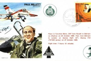 Paul Millett the Test Pilot cover Sgd Paul Millett