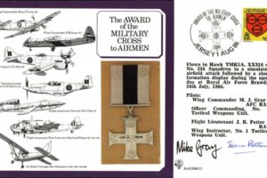 Military Cross to Airmen cover Signed Gray and Potter