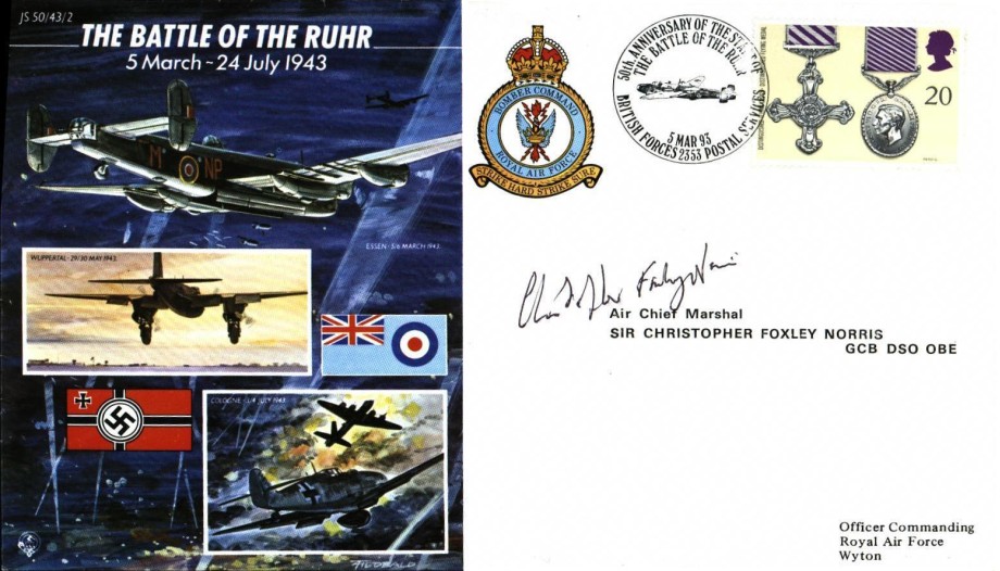 Battle of the Ruhr cover Sgd Sir Foxley-Norris