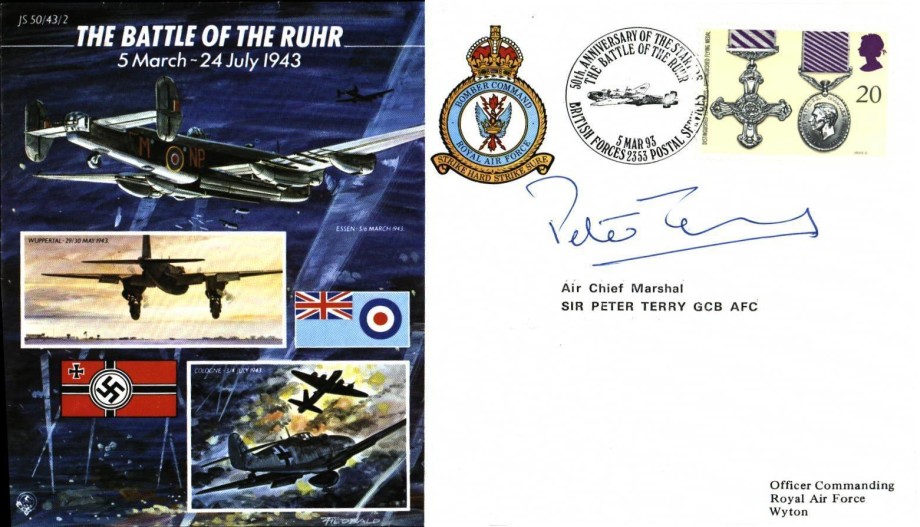 Battle of the Ruhr cover Sgd Sir P Terry