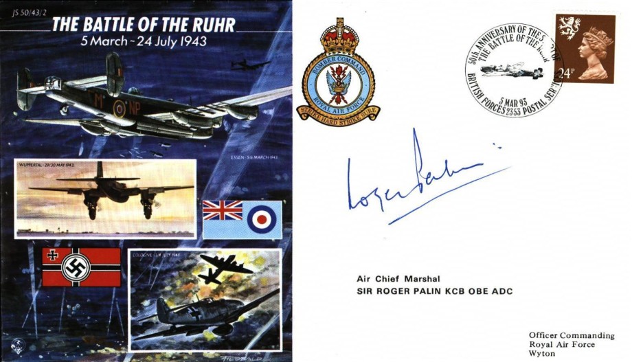 Battle of the Ruhr cover Sgd Sir R Palin