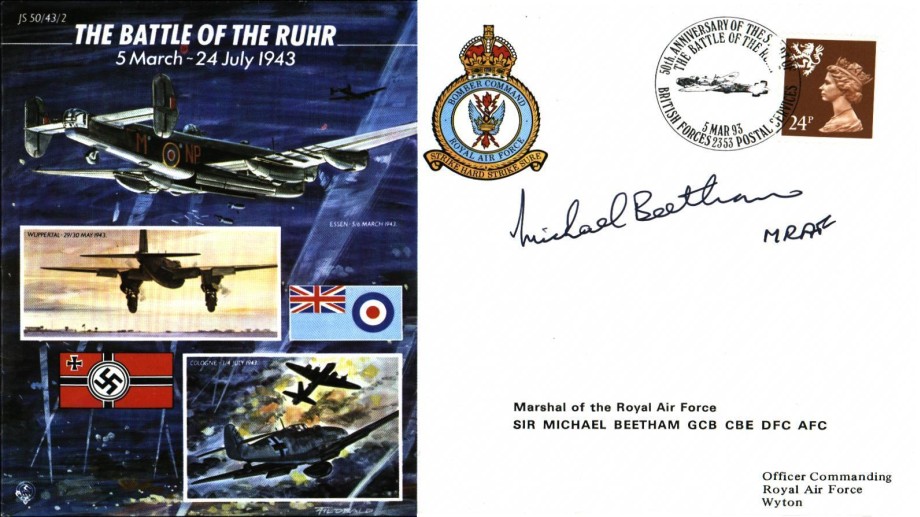 Battle of the Ruhr cover Sgd Sir M Beetham