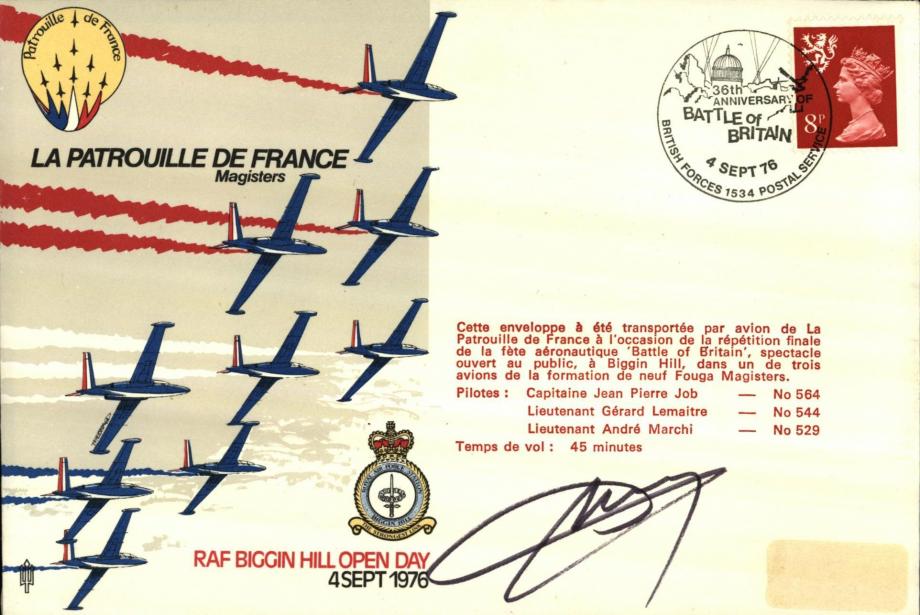 Patrouille de France Magisters cover Sgd pilot