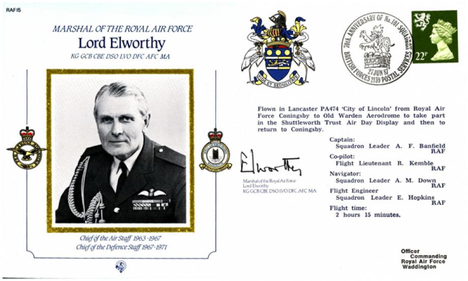 Commanders cover Sgd Lord Elworthy
