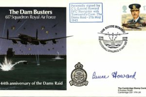 Dambusters 617 Squadron Cover Signed Lance Howard Dams Raid