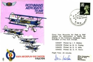 Rothmans Aerobatic Team cover Sgd pilot