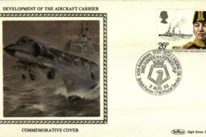 Benham Silks cover. Aircraft Carrier