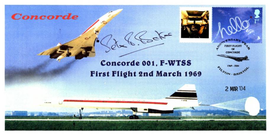 Concorde cover Sgd Peter Baker