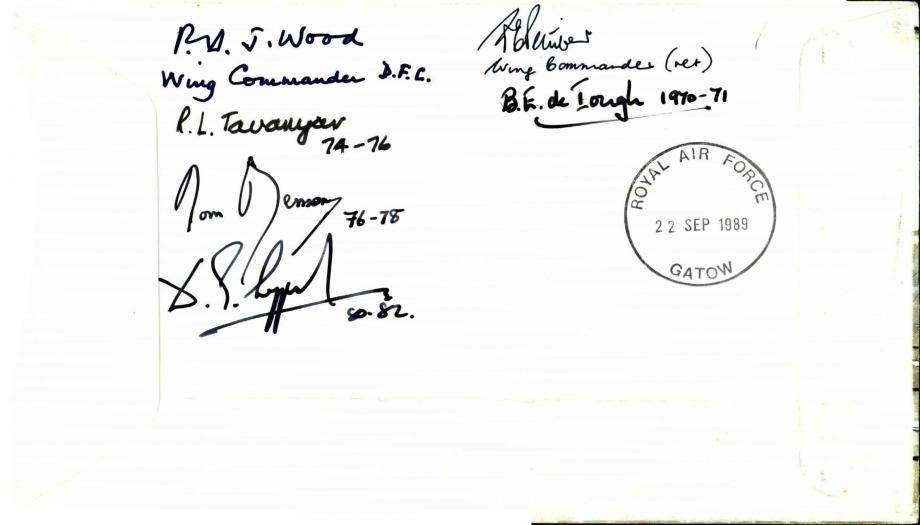 40th Anniversary of the Berlin Airlift cover Signed 7 CO's